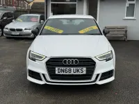 Used Audi A3 S-Line 116 HP (85 kW) 2018 White Sedan