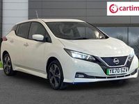Begagnad Nissan Leaf N-TEC 160 kW (218 HK) 2020 Vit Halvkombi