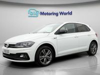 Used VW Polo R-line 116 HP (85 kW) 2019 White Hatchback