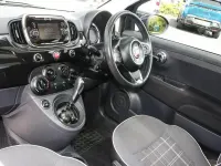 Used Fiat 500 Lounge 69 HP (50 kW) 2017 Black Hatchback