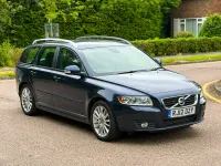 Used Volvo V50 SE Lux 115 HP (84 kW) 2012 Blue Estate