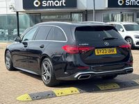 Used Mercedes C220 AMG line 2023 Black Estate