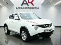 Used Nissan Juke Tekna 110 HP (80 kW) 2011 White SUV