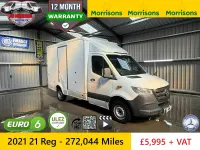 Used Mercedes Sprinter 140 HP (102 kW) 2021 White Van