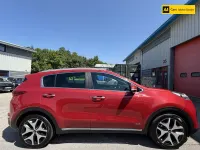 Used Kia Sportage GT-Line 134 HP (98 kW) 2017 Red SUV