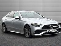 Used Mercedes C300e AMG line 313 HP (230 kW) 2022 High tech silver Sedan