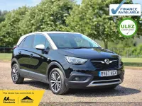 Used Vauxhall Crossland X Elite 110 HP (80 kW) 2017 Black SUV
