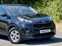 Used Kia Sportage 114 HP (83 kW) 2016 Black SUV