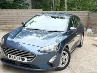 Used Ford Focus Zetec 101 HP (74 kW) 2020 Blue Hatchback