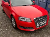 Used Audi A3 100 HP (73 kW) 2008 Red Hatchback