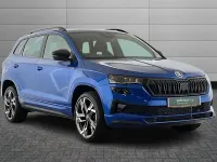 New Skoda Karoq SportLine 150 HP (110 kW) 2026 Race blue SUV