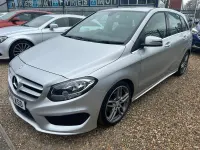Begagnad Mercedes B180 AMG line 109 HK (80 kW) 2017 Silver Minibuss