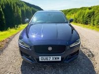 Used Jaguar XE R-Sport 240 HP (176 kW) 2017 Blue Sedan