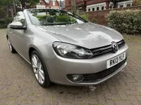 Begagnad VW Golf Cabriolet GT 140 HK (102 kW) 2013 Silver Cab