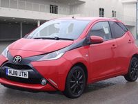 Used Toyota Aygo x-style 69 HP (50 kW) 2018 Red Hatchback