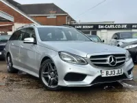 Usado Mercedes E220 AMG 2013 Prateado Carrinha