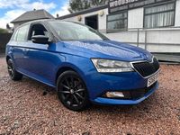 Used Skoda Fabia Colour Edition 75 HP (55 kW) 2018 Blue Hatchback
