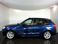used BMW X3 2.0 XDRIVE20D M SPORT 5d-2 FORMER KEEPERS FINISHED IN DEEP SEA BLUE WITH OY