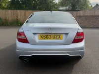 Begagnad Mercedes C220 AMG 2014 Silver Sedan