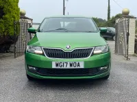 Used Skoda Rapid SE 95 HP (69 kW) 2017 Green Hatchback