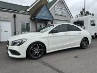 Used Mercedes CLA180 AMG line 122 HP (89 kW) 2017 White Sedan