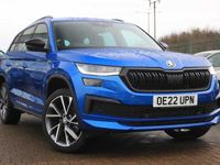 Used Skoda Kodiaq SportLine 150 HP (110 kW) 2022 Race blue metallic SUV
