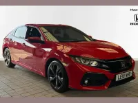 Used Honda Civic SR 126 HP (92 kW) 2018 Red Hatchback