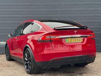 Used Tesla Model X Long Range AWD 397 kW (541 HP) 2020 Red SUV