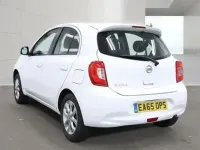 Used Nissan Micra Acenta 80 HP (58 kW) 2015 White Hatchback