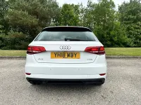 Used Audi A3 Sportback Advanced 150 HP (110 kW) 2018 White Hatchback