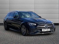 Used Mercedes C200 AMG line 200 HP (147 kW) 2025 Black Estate