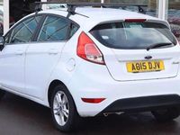 Used Ford Fiesta Zetec 2015 White Hatchback