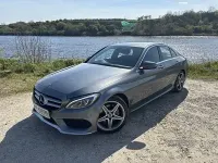 Second-hand Mercedes C220 AMG line 170 CP (125 kW) 2018 Gri Berlinǎ