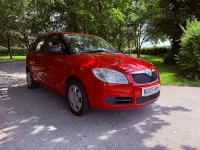 Used Skoda Fabia 2009 Red Hatchback