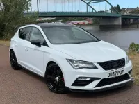 Used Seat Leon CUPRA 300 HP (220 kW) 2017 White Hatchback