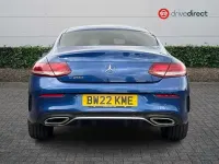 Used Mercedes C200 AMG line 2022 Blue Coupe