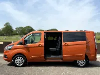 Used Ford Transit Custom Limited 170 HP (125 kW) 2022 Orange Van