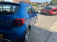 Used Dacia Sandero Comfort 90 HP (66 kW) 2018 Blue Hatchback
