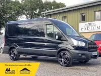 Used Ford Transit 130 HP (95 kW) 2018 Black Van
