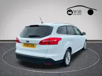 Used Ford Focus Zetec 120 HP (88 kW) 2018 White Estate