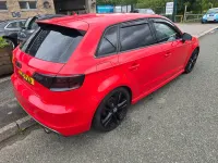 Used Audi A3 S-Line 2015 Red Hatchback
