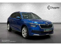 Used Skoda Kamiq SE L Executive 110 HP (80 kW) 2023 Race blue metallic SUV
