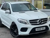 Used Mercedes GLE250 AMG line 204 HP (150 kW) 2016 White Estate