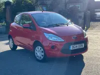 Usado Ford Ka S 69 HP (50 kW) 2014 Vermelho Citadino