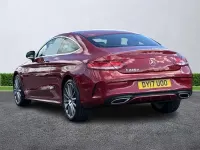 Used Mercedes C220 AMG line 2017 Red Coupe