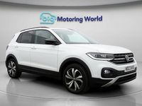 Used VW T-Cross Black Edition 110 HP (80 kW) 2023 White SUV