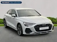 Used Audi A3 Sportback S-Line 150 HP (110 kW) 2025 White Hatchback