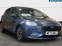 Used Ford Fiesta Titanium 2023 Blue Hatchback
