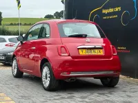 Used Fiat 500 Lounge 69 HP (50 kW) 2018 Red Hatchback