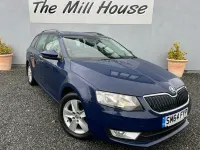 Used Skoda Octavia SE 105 HP (77 kW) 2014 Blue Estate